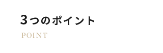 3つのポイント